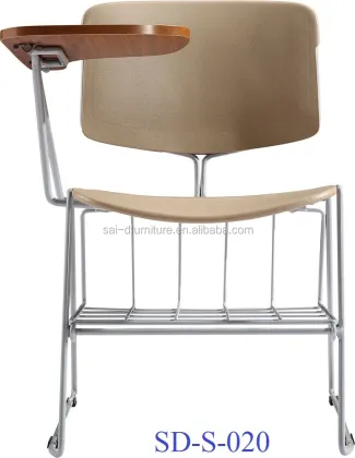 Plastic College Student Training Room Chair with Tablet - SD-S-020