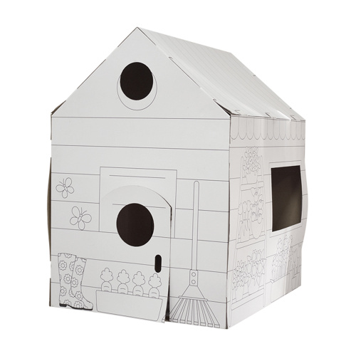 Arts graffiti paper box house