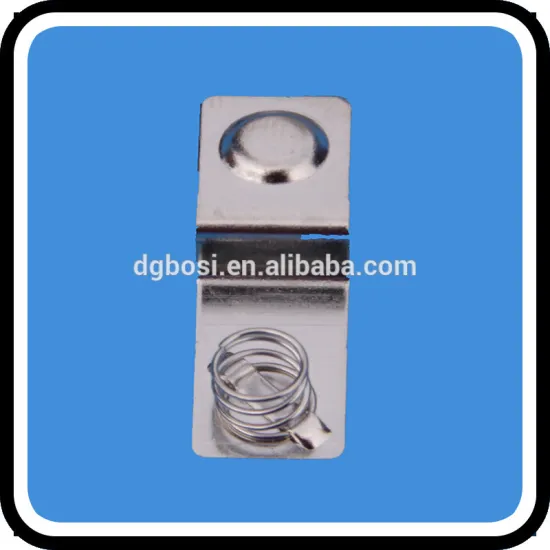 Factory Custom Stainless Steel Flat Spring Battery Leaf Spring Contact from Bosi
