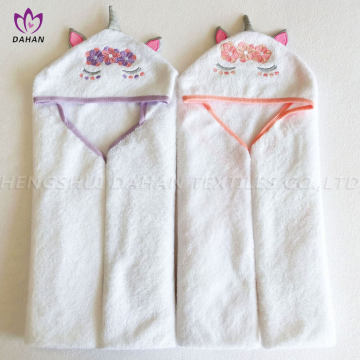 Asciugamano da bagno da bagno per bambini ricamato in cotone 100%