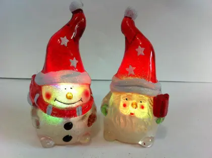 Color Led Christmas Night Lights for Santa and Snowman Lights