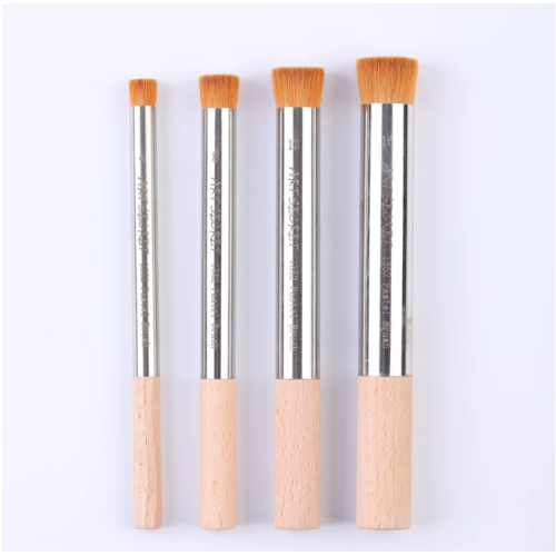 4pcs sintetička ravna četkica za slikanje