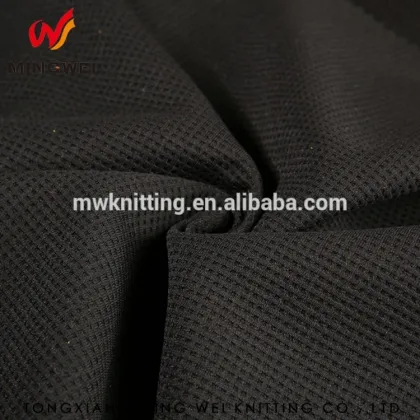 Reliable service tricot dazzle fabric garment for plus size women clothing