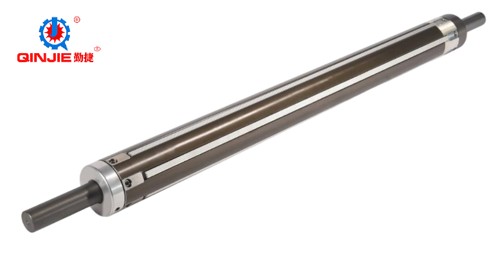 Eixo pneumático de haste passante de alumínio de 3 polegadas