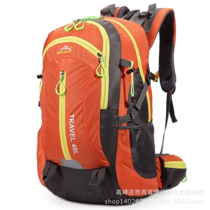 Outdoor sport travel backpack mountain climbing backpack climb knapsack camping hiking backpack 40L 50L packsack