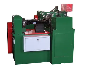 Plate type automatic threading rolling machine