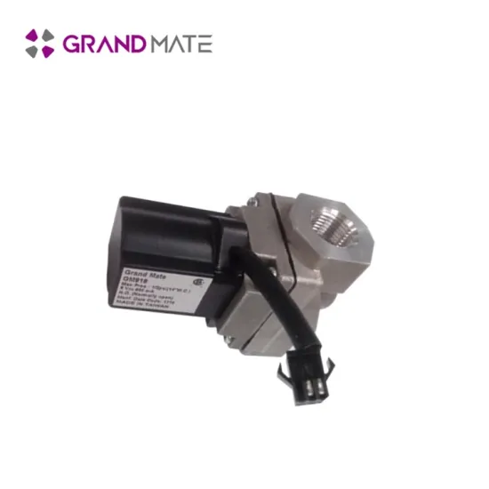 Silver gas emergency shut off solenoid valve