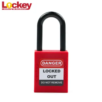 38mm Plastic Shackle Keyed alike Padlock