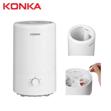 Quiet 4L Water Tank Cool Mist Humidifier with Top Fill Water and Essential Oil Diffuser for Large Rooms