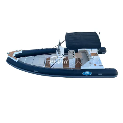 Europe Orca 23ft Inflatable Fiberglass RIB Boat with Engine