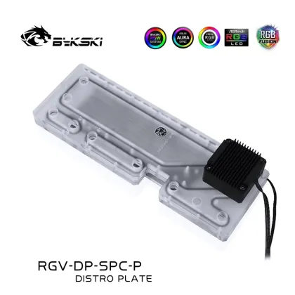 Bykski Distro Plate for Deepcool Space Station Chassis - 360 Radiator Water Cooling Loop Solution