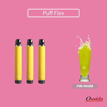 Disposable electronic cigarette puff flex