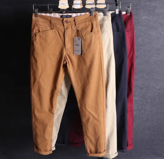 High Quality Cotton Dyed Twill Trousers Fabric