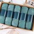 100g fio misturado de lã alpaca 3 camadas anti-pilling médio grosso super macio tricotado à mão faça você mesmo casaco cardigã cachecol forte tingido