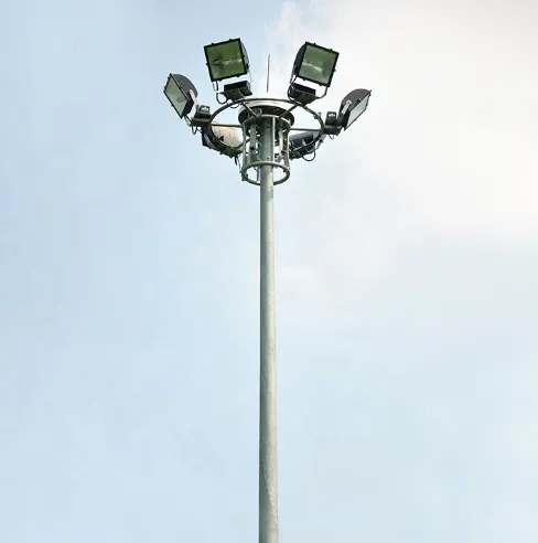 Free Design Round Tapered High Mast Light Poles for Sports Stadiums - Manufacturer Prices