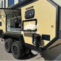 New design rv offroad caravan trailer with vehicle