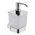 Zinc soap dispenser with rack for bathroom