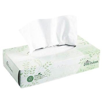 Facial tissue, virgin wood pulp, 2-ply, 200x190mm per sheet, 100 sheets per box, tissue paper