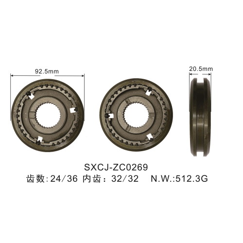 OEM Transmission Sliding Sleeve 3260080565 for Nissan TD27/QD32