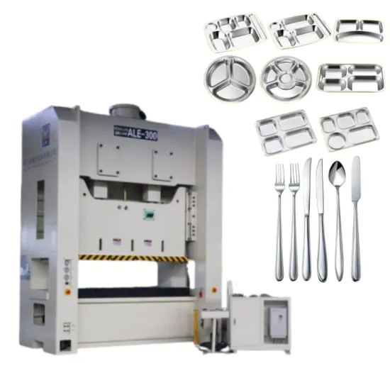 High Precision ALE300 Tons Punching Machine for Stainless Steel Tableware Production (New/Used)