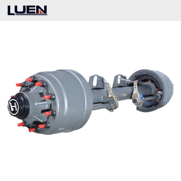 LUEN China Factory Fuwa Trailer Axle 14T with Rims and Wheels