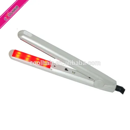 Ultrasonic infrared hair care iron with vibration plates private label available