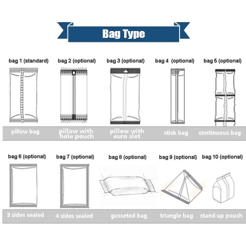 Máquina de embalagem de bolsa/saqueta automática JN-420F