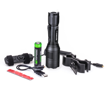 Nextorch T53 RGW 3 Color 760 Lumen Rechargeable Hunting Flashlight Set