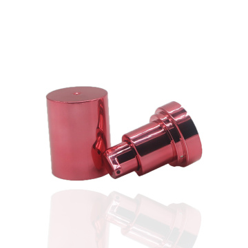 cosmetic red transparent plastic pump spray airless bottle