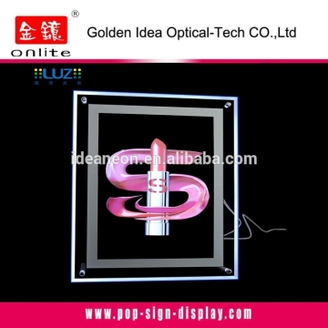 led writing board acrylic display