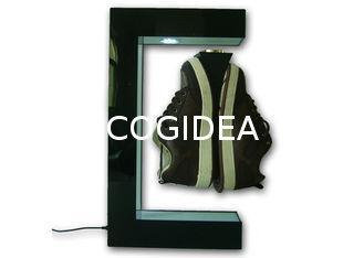 Led Spotlight Floating Shoe Display , Acrylic Turning Magne