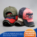Topi Bisbol Bordir Hawaii Vintage yang Dicuci