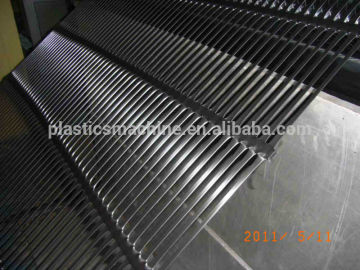 PP/PE plastic unixial geogrid making machine
