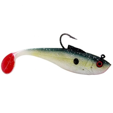 Nuova Best Seller Jig Testa morbida Paddle Tail Plastica Pesca Artificiali esche (3G/10G/26G gancio di piombo a tail a tail esca)