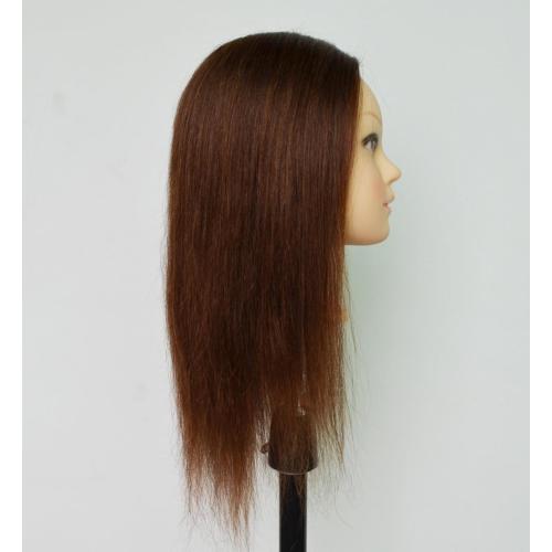 100% HUMAN HAIR TRAINING HAIR MANNEQUIN HEADS CAN PERM,BLEACH,CURL,COLOR