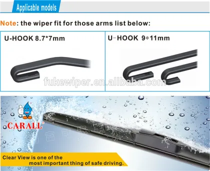 New auto parts hybrid wiper blade brand universal silicon rubber blade