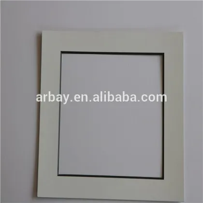 Huizhou High Quality Double Matboard/Custom Double Matboard/precut matboard passepartout