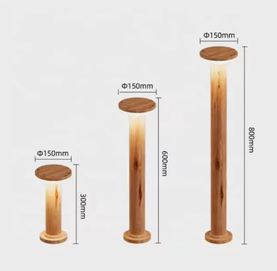 High Wood Grain Decorative Waterproof LED Courtyard Light