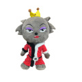 Animal en peluche de loup rouge