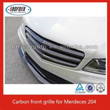 Carbon GENUINE Set of Front Left and Right Grile Assembly Fit for 2010-12 Mercedes W204