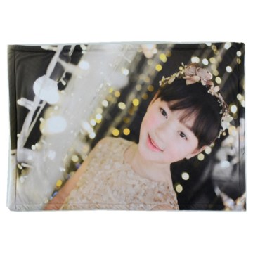 New Product 2021 Custom Winter Soft Wholesale Digital Printing Photo Fleece Double Layer Blanket For Kids