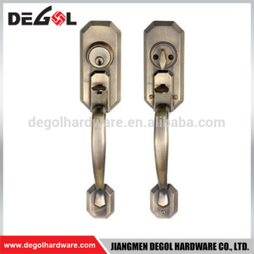 Hot sale zinc alloy entrance handle door lock brand names