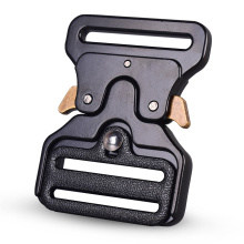 45mm Heavy Duty 300KG Steel Black ElectrophoresisTactical Cobra Belt Buckle For Military