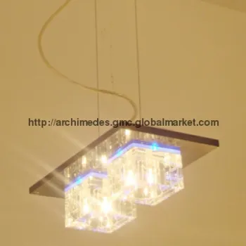 Pendant Light ,Crystal 2lights, Hanging Lamp