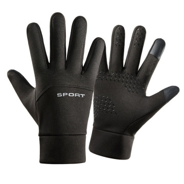 Wholesale Black Winter Cycling Motorcycle Sports Gloves with Touch Screen Capability