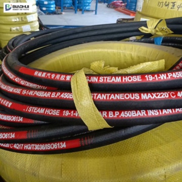 EPDM 2 Wire Braided Steam Hose High Temperature Resistant for Industrial Boiler/Steam System