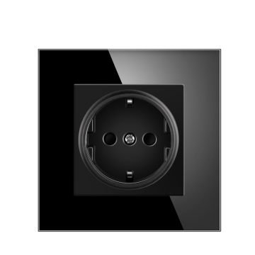 Schuko Russian Tempered Glass Electric Wall Socket Extensions