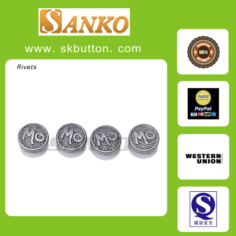 New Customized Metal Rivet with Logo