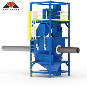 MAYFLAY Standard Continuous Roller Conveyor Shot Blasting Machine