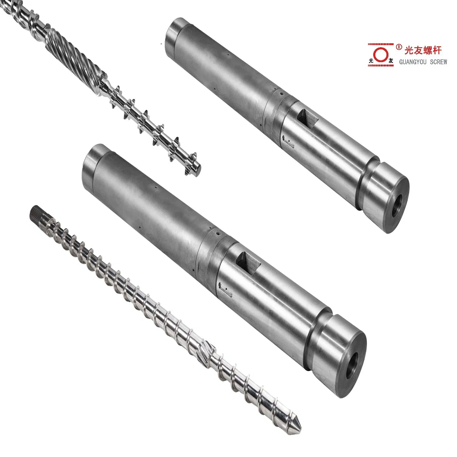 D2 পরিধান প্রতিরোধী প্লাস্টিক এক্সট্রুডার একক স্ক্রু এবং ব্যারেল